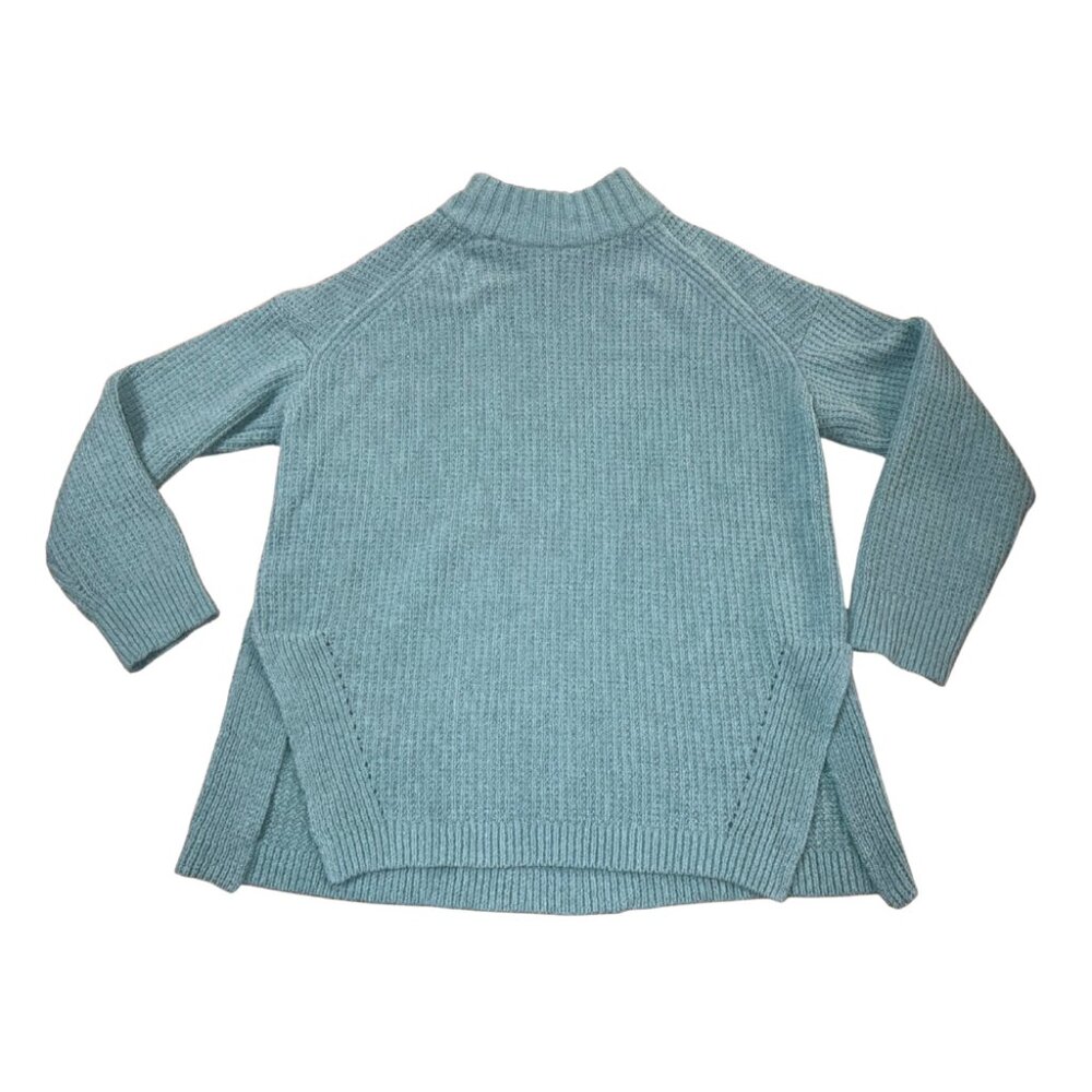 A New Day Sage Green Chunky Knit Sweater – Women’s Medium, Side Cutouts